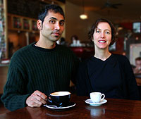 Gregory Dicum and Nina Luttinger, the authors of The Coffee Book